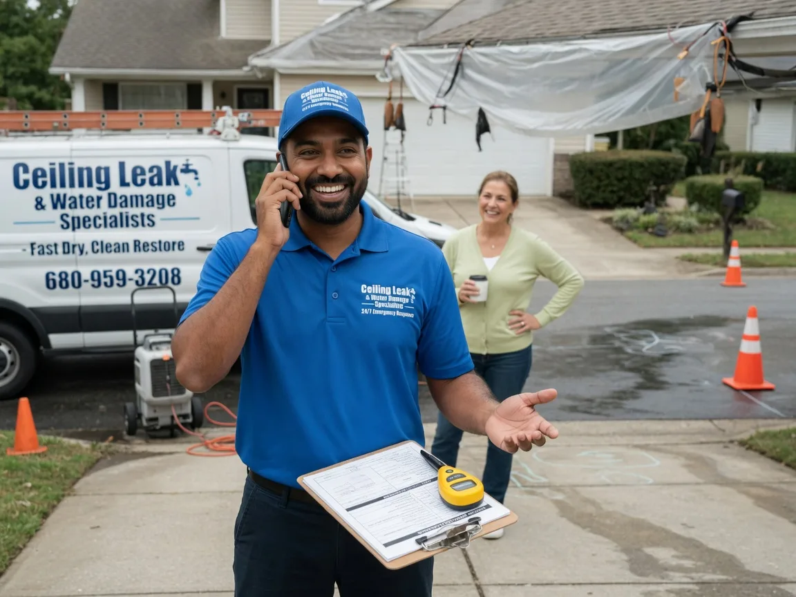 Ceiling Leak Cleanup Asherton, TX FAQs
